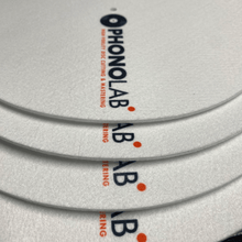 Load image into Gallery viewer, PhonoLab Logo 12" Professional Grade Slipmat - 21oz FattEz™