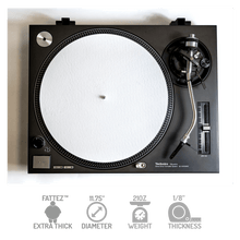 Load image into Gallery viewer, PhonoLab Logo 12" Professional Grade Slipmat - 21oz FattEz™